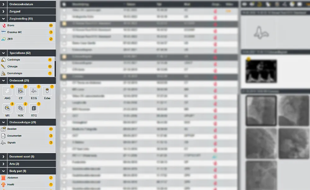 jivex healthcare-content-management-viewer-slimme filtering